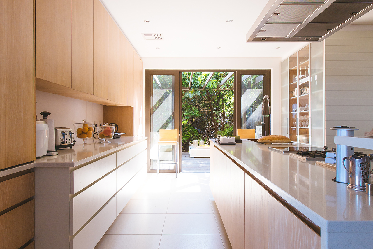 陽の入ったキッチン